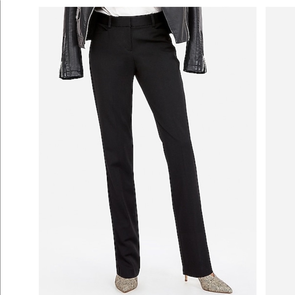 Express mid rise straight leg columnist pant